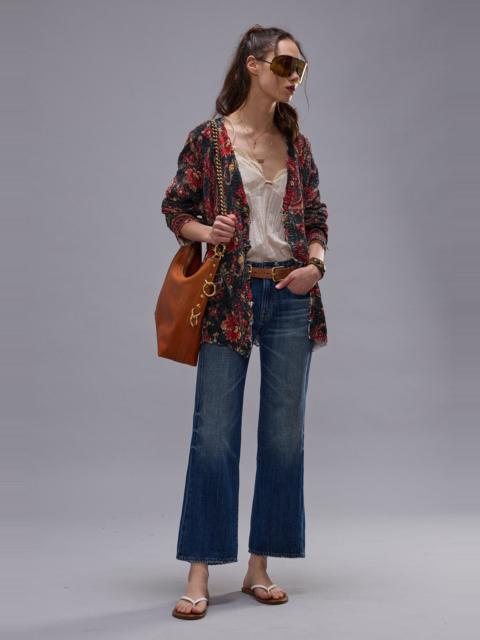 R13 JOAN CROPPED FLARE JEAN