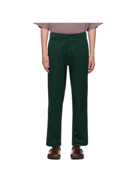 Nanamica Green Wide Trousers