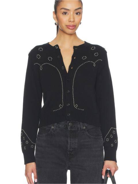 THE GREAT. The Studded Cardigan