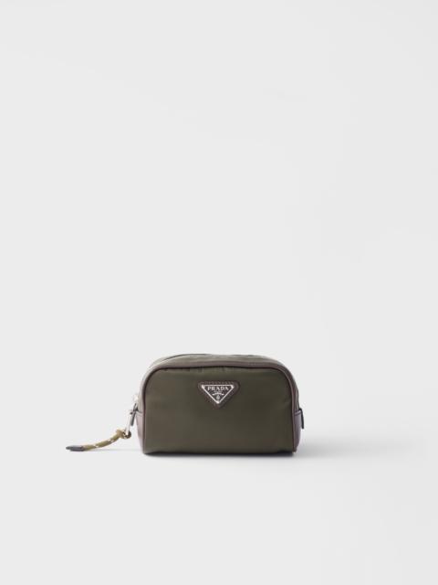 Prada Speedrock Re-Nylon and leather pouch