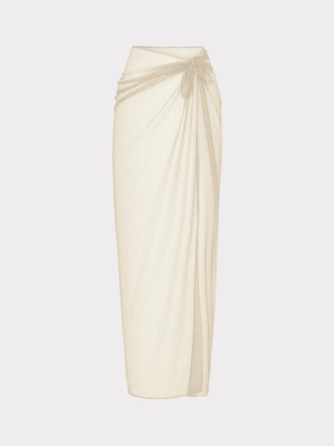 MILLY Metallic Mesh Sarong