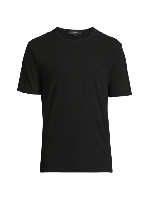 Vince Men's Garment-Dyed Crewneck T-Shirt - True Black