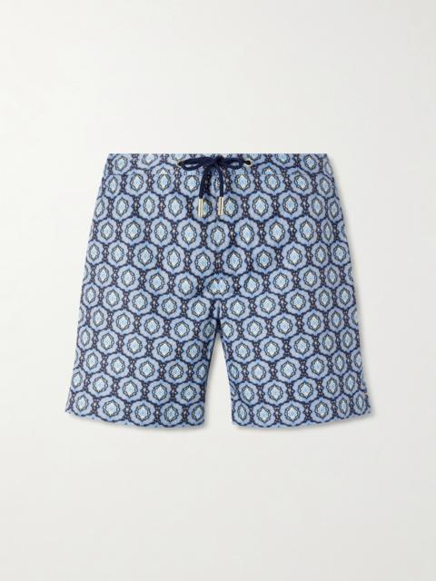 ORLEBAR BROWN Bulldog Passetto Straight-Leg Mid-Length Printed Swim Shorts