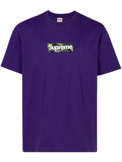 box logo cotton T-shirt