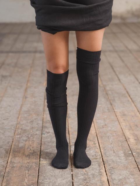 BASERANGE Overknee Socks - Organic Cotton Rib
