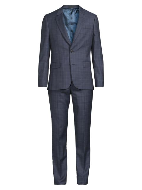 Paul Smith Men's Soho Check Wool Suit - Navy