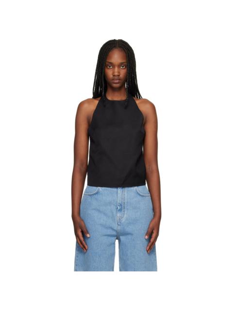 Loulou de Saison Black Sami Halter Blouse