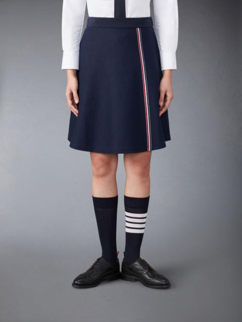 Thom Browne Cotton Midi Flare Skirt