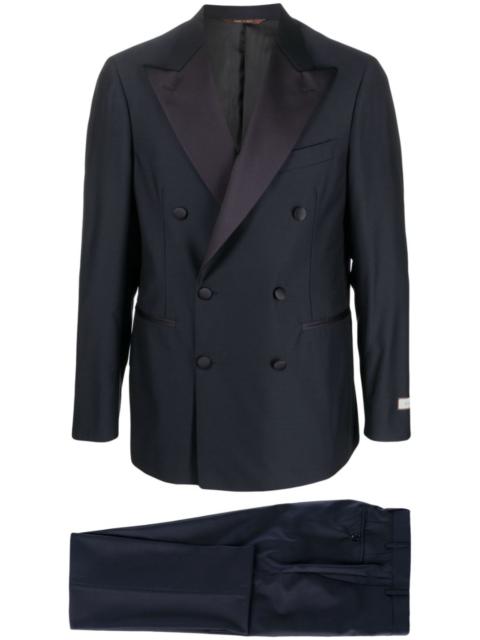 Canali double-breasted wool suit