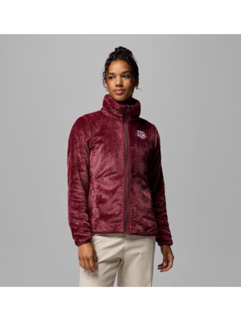Columbia Women's Collegiate Fire Side II Sherpa Full Zip Fleece - Texas A&M