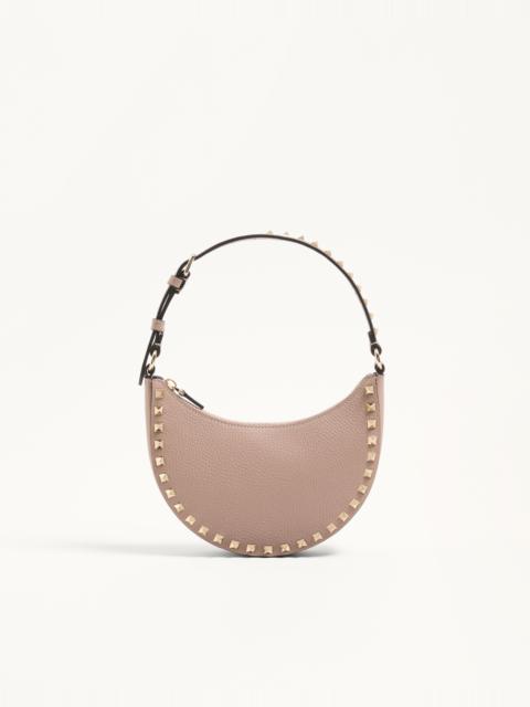 Valentino MINI ROCKSTUD HOBO BAG IN GRAINY CALFSKIN