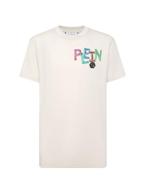 logo-print cotton T-shirt