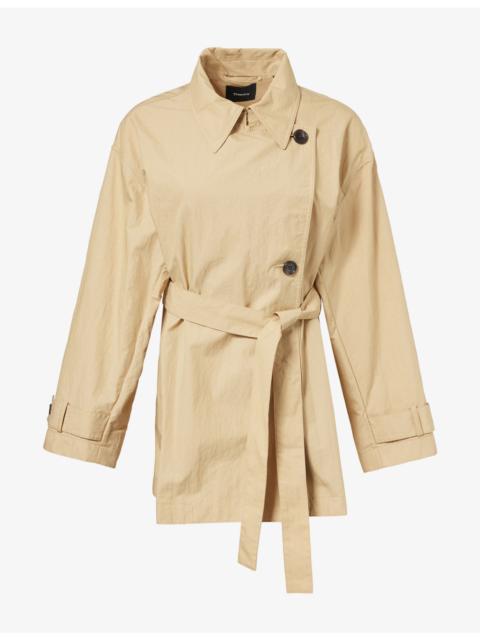 Theory The Relaxed Woven Trench Coat