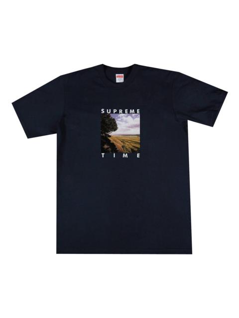 Supreme Supreme Time Tee 'Navy'