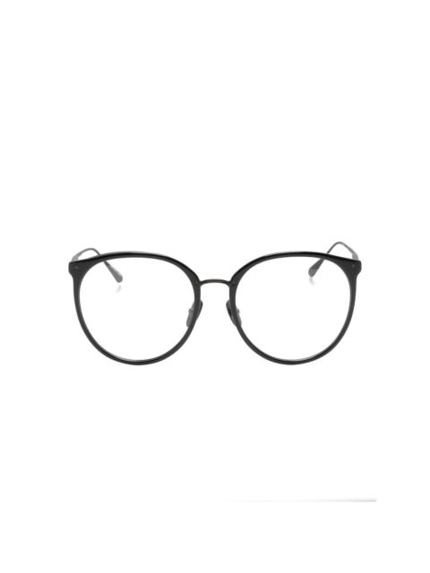 LINDA FARROW Calthorpe oval-frame glasses