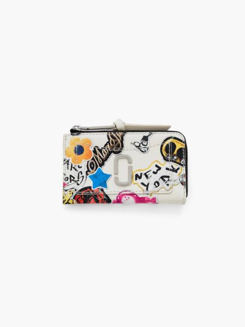 Marc Jacobs THE STICKER UTILITY SNAPSHOT TOP ZIP MULTI WALLET