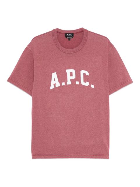 A.P.C. logo-print T-shirt