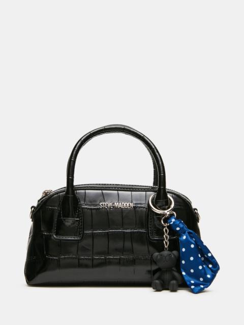 STEVE MADDEN MELODIE BAG BLACK CROCODILE