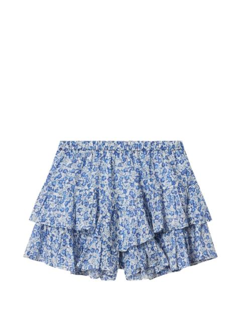 Isabel Marant Étoile JOCADIA ruffled floral-print mini shorts