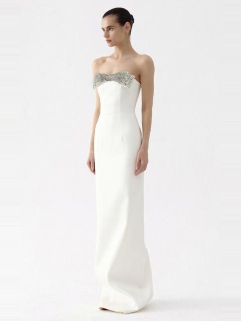 THE NEW ARRIVALS ILKYAZ OZEL Elea Maxi Dress white
