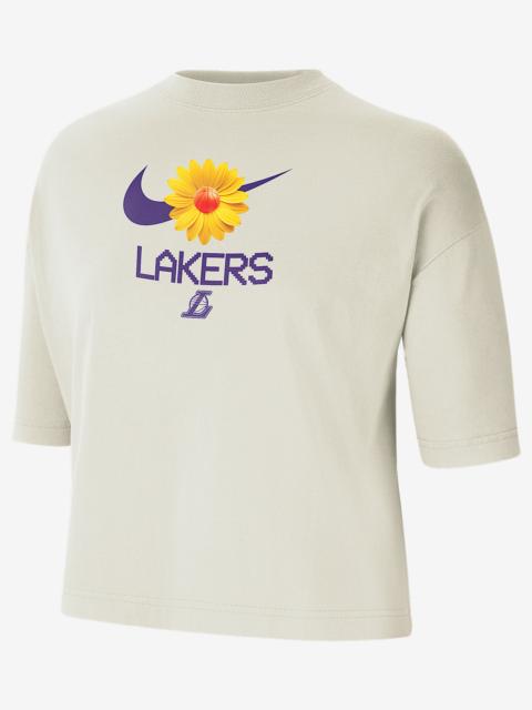 Nike Los Angeles Lakers Courtside Women's Nike NBA Boxy T-Shirt