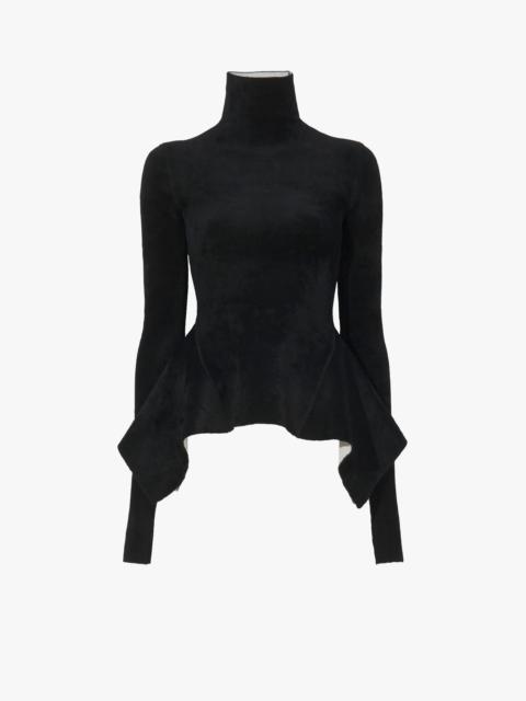 Proenza Schouler Compact Velvet Knit Top