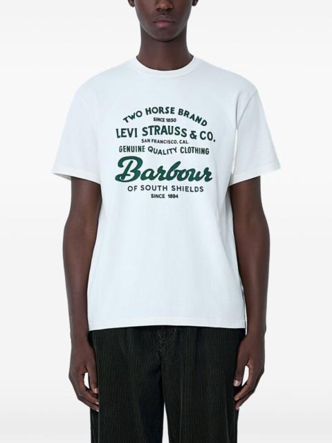 Levi's x Barbour logo-motif crew-neck T-shirt