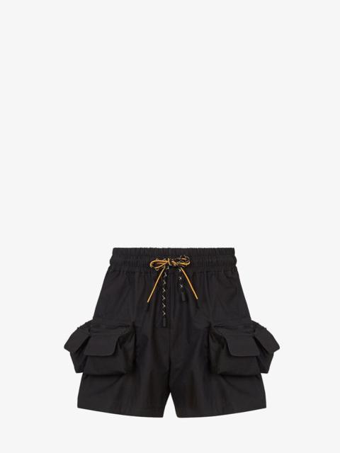 FENDI Black nylon pants