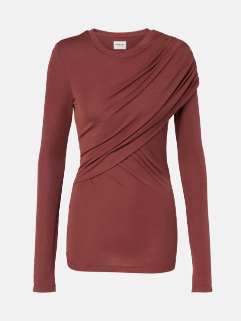 Isabel Marant Étoile Dressi draped jersey top