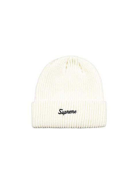 Supreme Loose Gauge Beanie 'White'