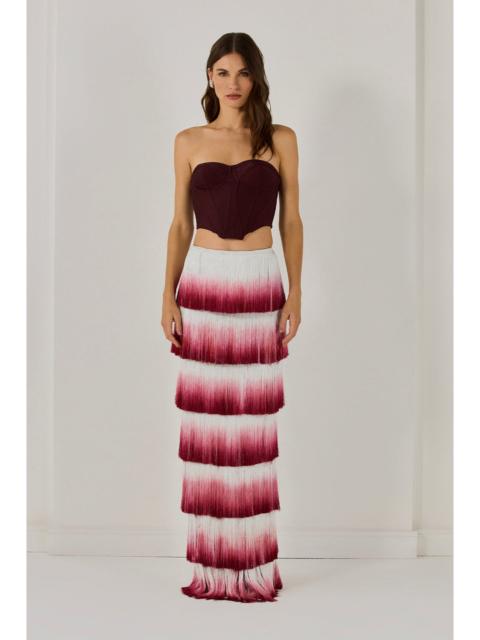PatBO FRINGE MAXI SKIRT (RUNWAY)