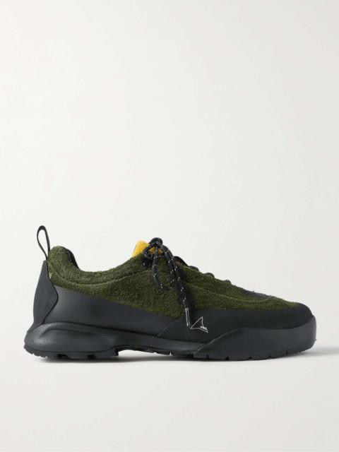 ROA Cingino Leather and Rubber-Trimmed Microfibre Hiking Sneakers