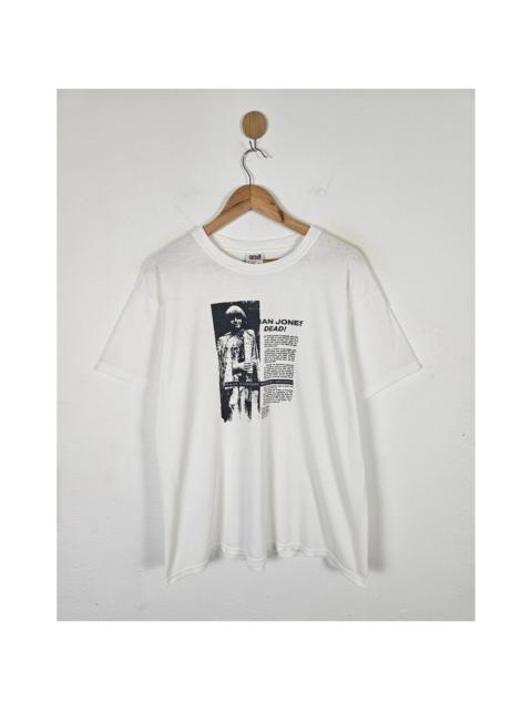 Other brands Band Tees - Vintage Brian Jones Death News Paper rolling stones shirt