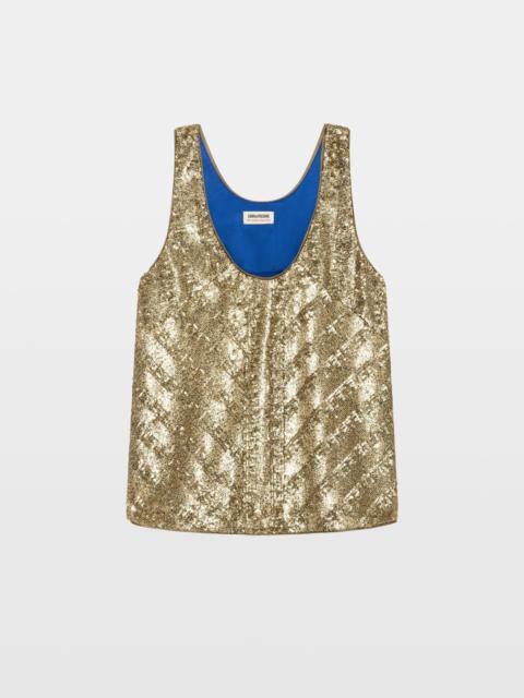 Zadig & Voltaire Tarys Sequin Top