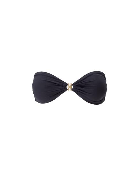 MELISSA ODABASH ISTANBUL BLACK BIKINI TOP