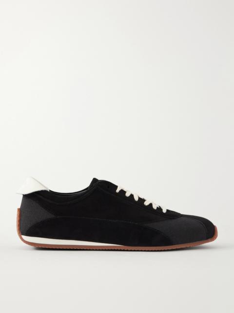 NEOUS Berenices Leather-trimmed Suede And Mesh Sneakers