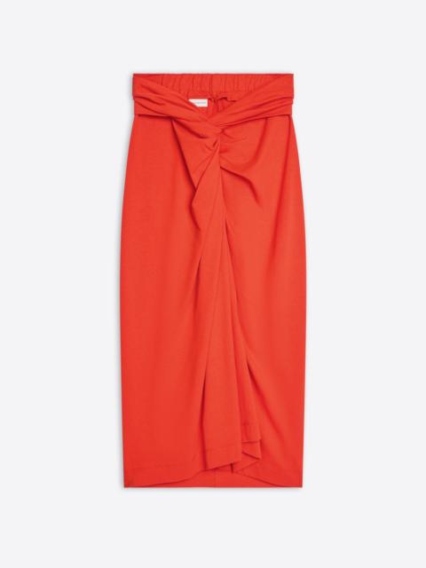 Dries Van Noten KNOTTED JERSEY SKIRT