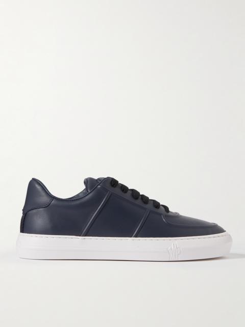 Moncler Neue York Logo-Appliquéd Leather Sneakers