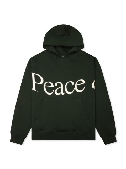 Museum of Peace & Quiet JUMBO WORDMARK HOODIE - FOREST