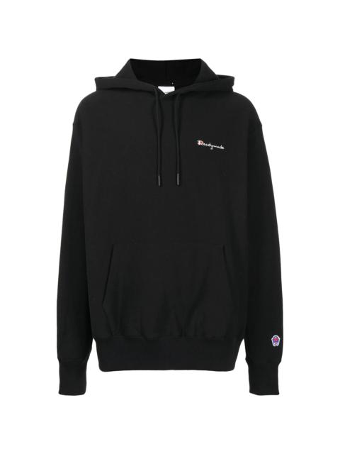 Readymade embroidered logo long-sleeve hoodie