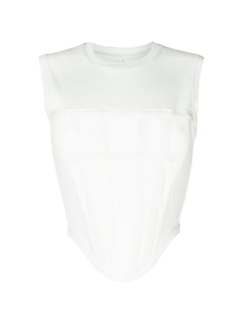 Dion Lee panelled corset top
