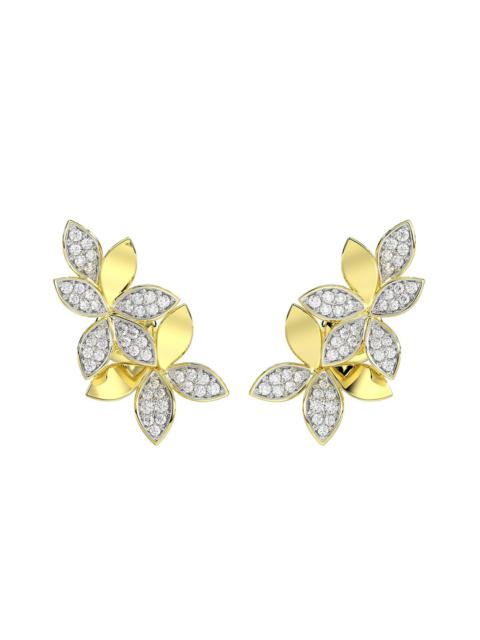 Marchesa WILD FLOWER YELLOW GOLD EARRINGS