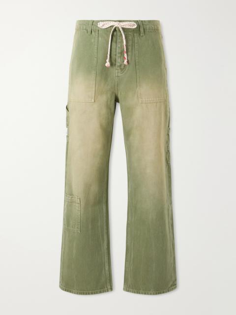 NAHMIAS Gardener Utility Wide-Leg Drawstring Jeans