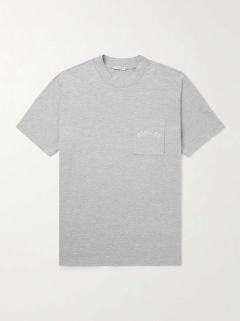 Logo-Embroidered Cotton-Blend Jersey T-Shirt