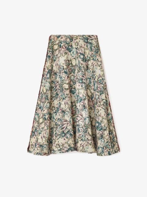 GANNI TAPESTRY LONG CIRCLE SKIRT