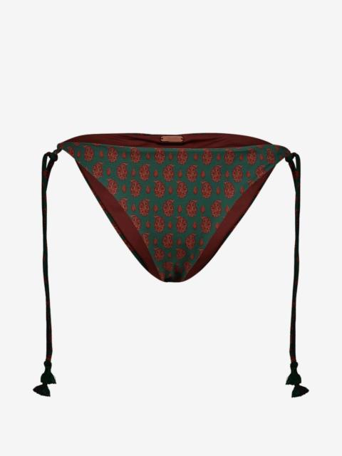 Johanna Ortiz Sagrado paisley-print bikini bottoms