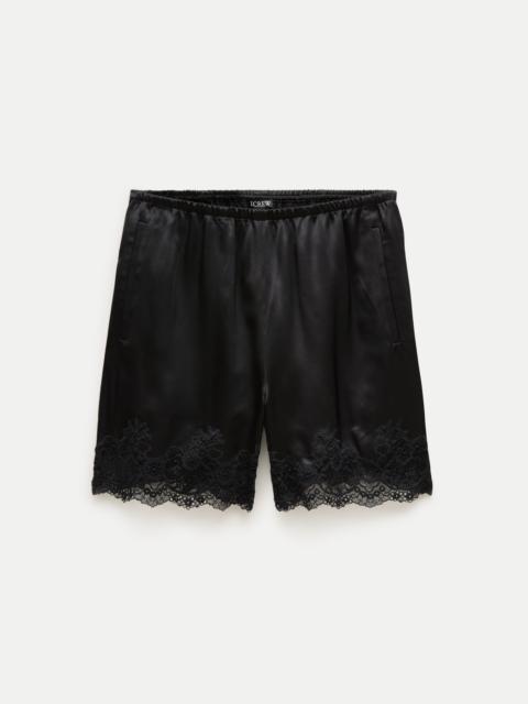 J.CREW Cosmo lace-trim short in luster charmeuse