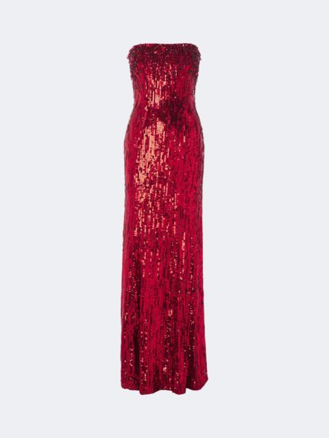 JENNY PACKHAM Honesty embellished bustier gown