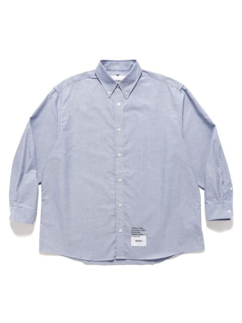 WTAPS BD 01 / LS / Broadcloth COOLMAX Shirt BLUE | REVERSIBLE