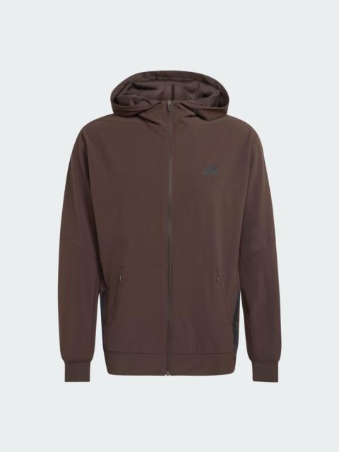 adidas D4T WORKOUT FULL-ZIP HOODIE
